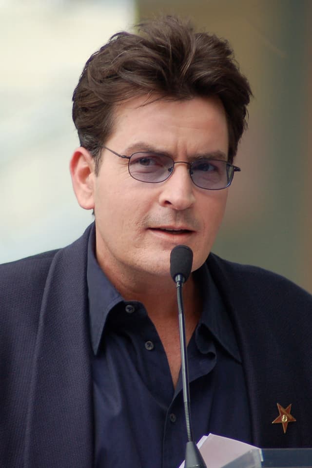 Charlie Sheen - Actor with unconfirmed hair transplant