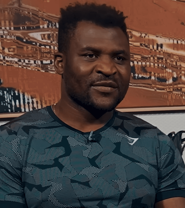 Francis Ngannou - Athlete with unconfirmed hair transplant