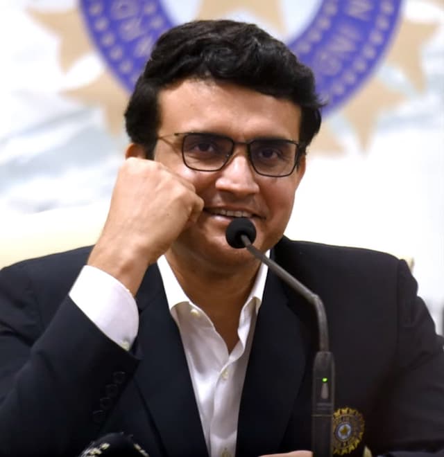 Sourav Ganguly - Athlete with confirmed hair transplant