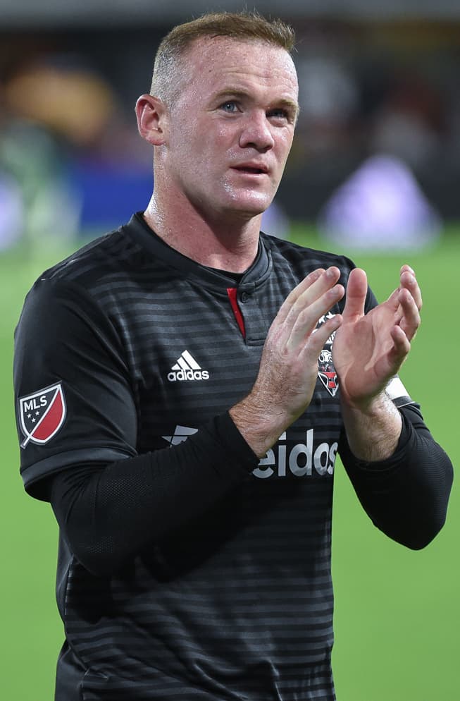 Wayne Rooney - Athlete with confirmed hair transplant